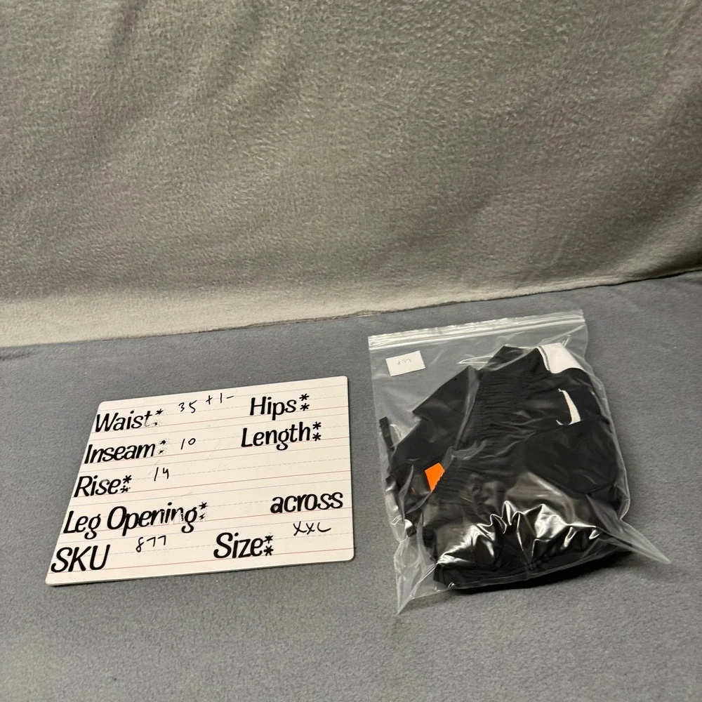 Cincinnati Bengals Shorts Mens XXL Nike NFL Onfield Black Athletic Training